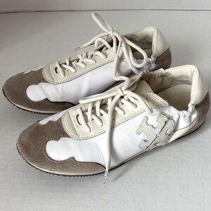 Tory Burch Leather Sneakers Size 9.5